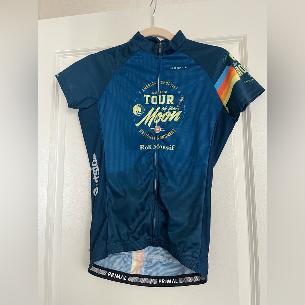 Women Tour of the Moon Cycling Jersey - Blue